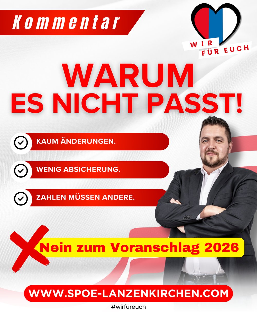 Warum es nicht passt!